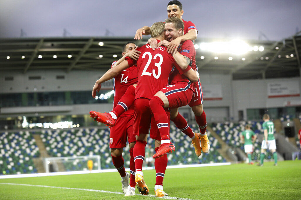 APTOPIX Northern Ireland Norway Nations League Soccer